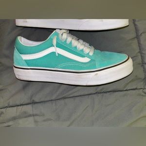 Vans womens 7.5, teal